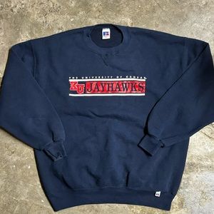 Vintage Russell Kansas Jayhawks Sweatshirt